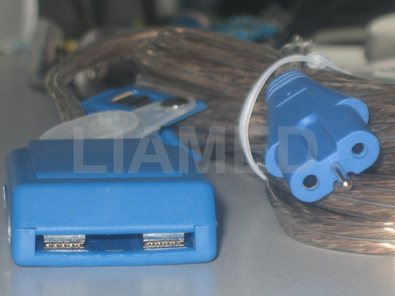 Cablu electrod masa, conexiune VALLEYLAB cu REM, unica utilizare, L5m 