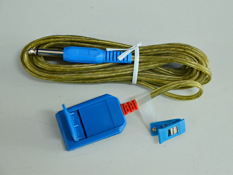 Cablu electrod masa, conexiune JACK, unica utilizare, L5m 