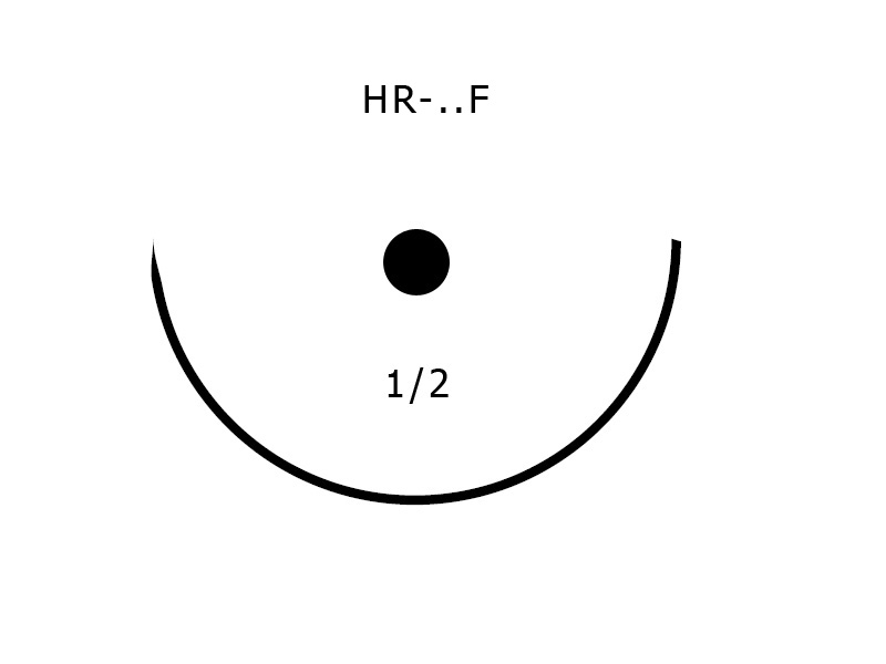 Ac chirurgical, 1/2 rotund, extra fin  HR-15-Fmm, set 12buc