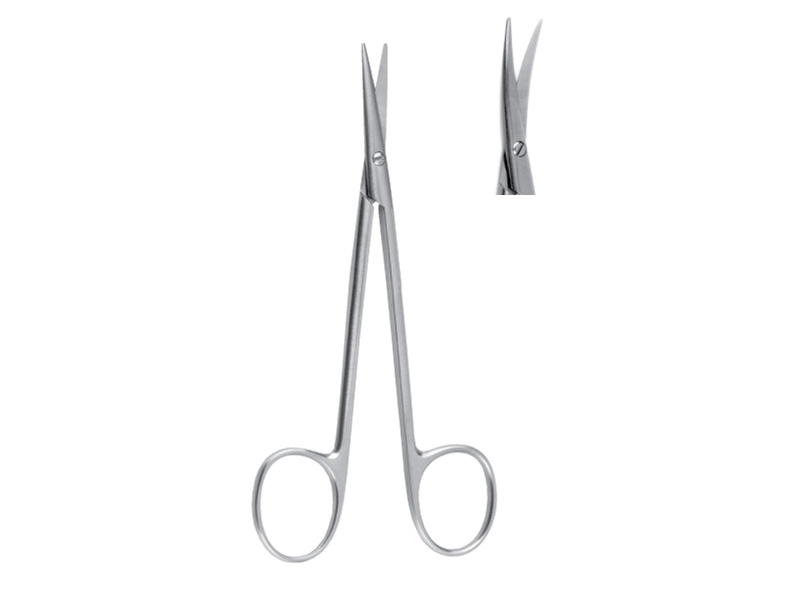 Foarfeca operatii KNAPP, L10cm,  dreapta, varf ascutit/ascutit