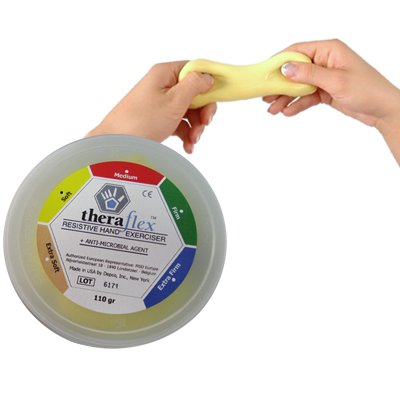 Pasta THERAFLEX, galbena, soft  113g