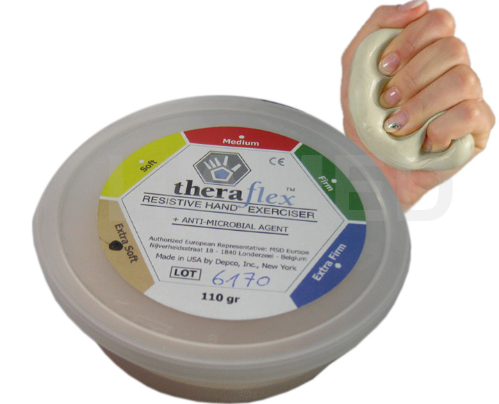 Pasta THERAFLEX, galbena, soft  113g
