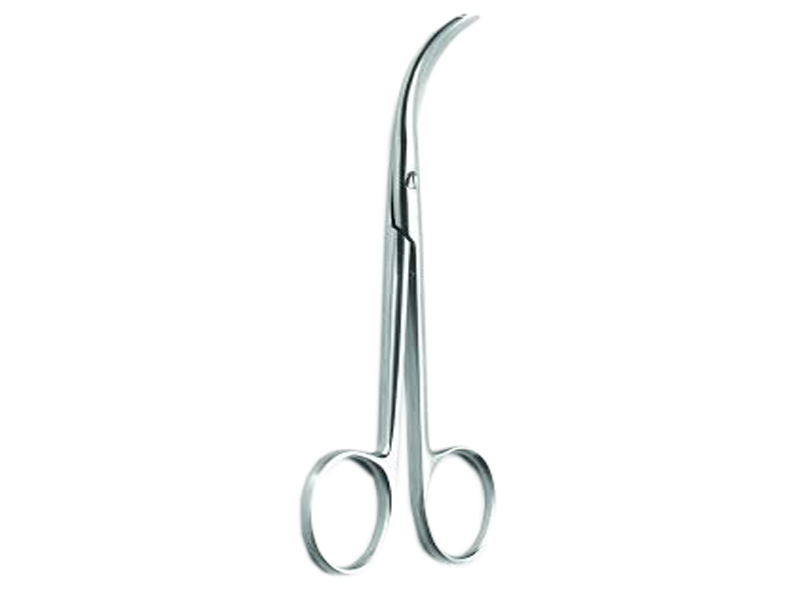 Foarfeca de enucleatie, curba, L11cm 