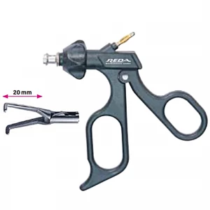 Pensa de prehensiune MIXTER, actiune dubla, maner ergonomic, cu HF, pivotant, demontabil, unghiulara 90grd, falci 20mm, D5mm,  L330mm