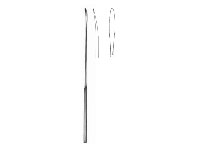 Spatula intima ROBB, boanta, varf 4mm, L14cm 