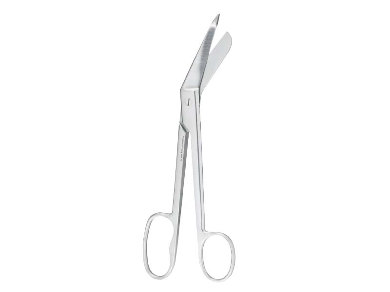 Foarfeca bandaje LISTER, cu inel mare   L18cm