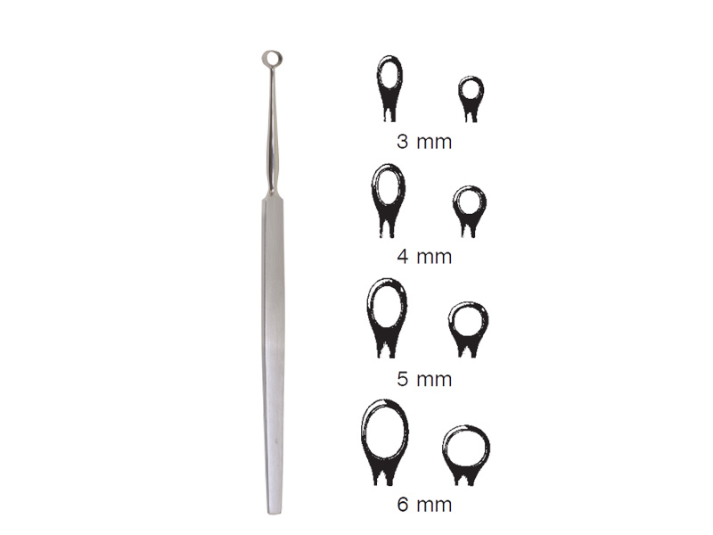 Chiureta lupus FOX, L14cm,  ovala, D2mm