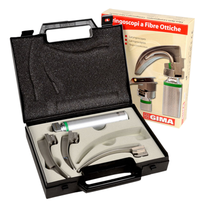 Set laringoscop F.O. MAXLITE cu 3 lame MC-INTOSH Nr. 1-2-3, adult