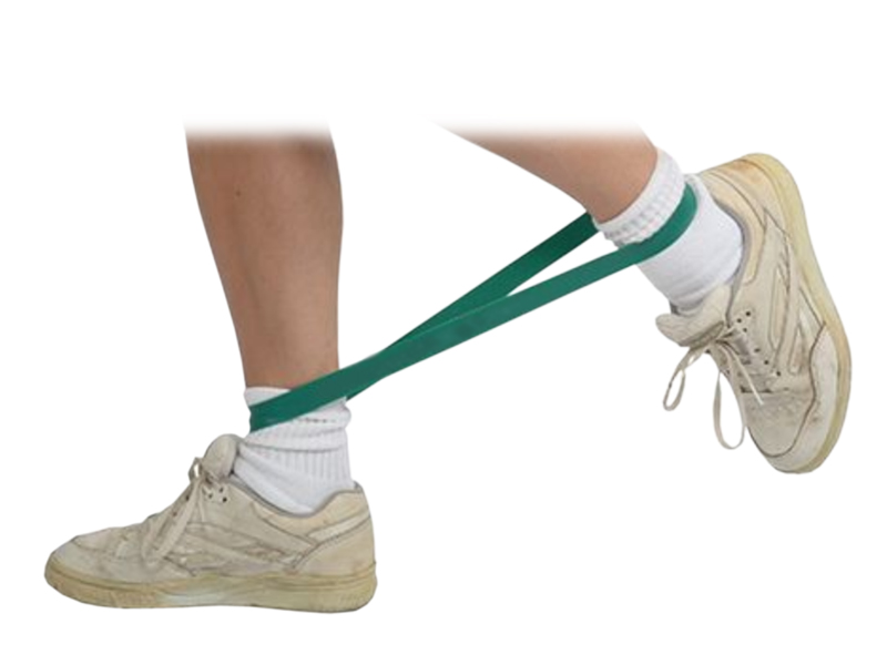 Banda elastica circulara MOVES LOOP, D30cm, set 10buc  verde, rezistenta mare