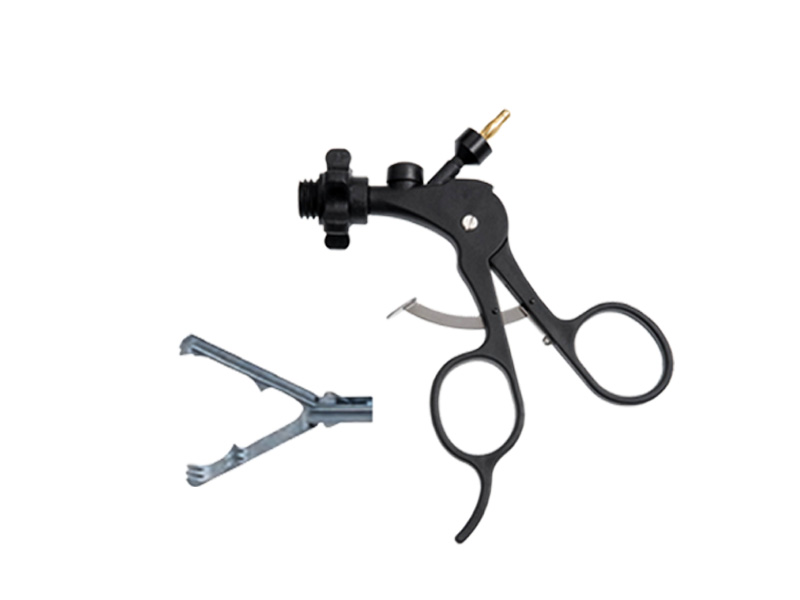 Pensa prehensiune AGRESSIV, cu gheare, 3x2 dinti, maner ergonomic cu clichet, cu HF, pivotant, demontabil, D5mm, L330mm 