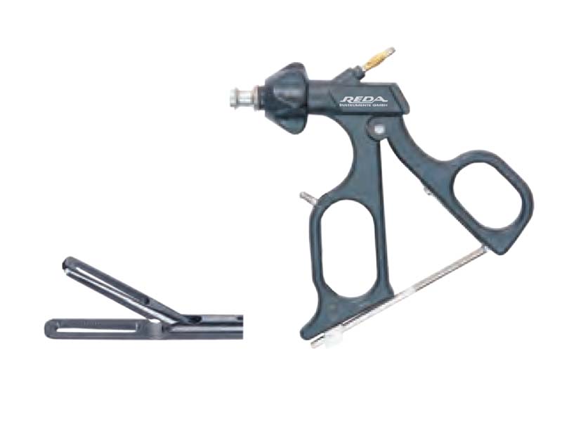 Pensa prindere DORSEY, maner ergonomic uni cu clichet, cu HF, pivotant, demontabil, varf 20mm, D5mm, L330mm 