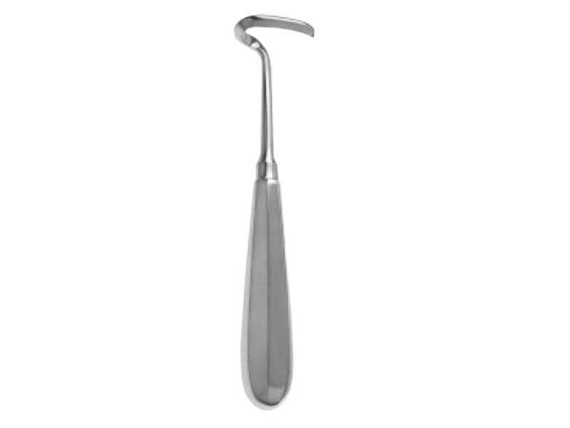 Elevator periostal DOYEN mare, curb dreapta, L17cm - 