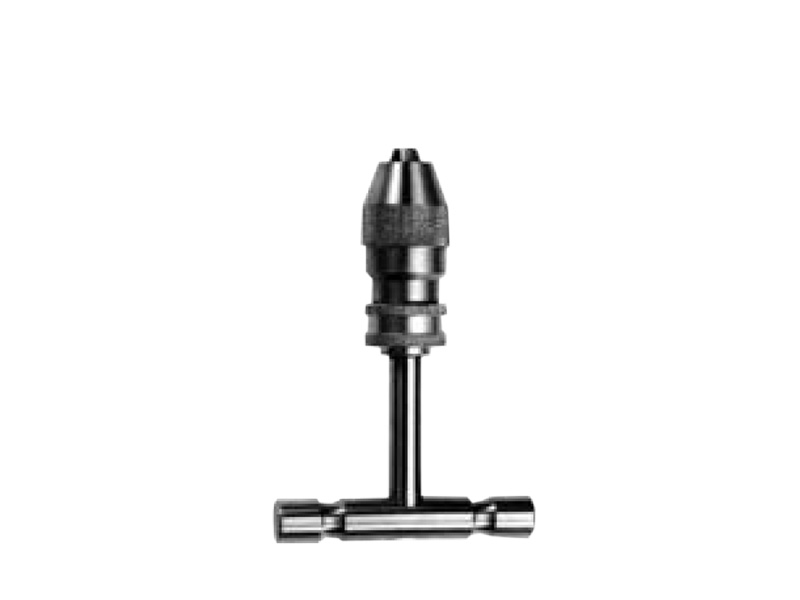 Mandrina JACOBS, in forma de T, cu suport si blocaj fara cheie, D6.35mm 