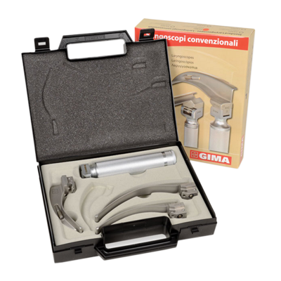 Set laringoscop cu 3 lame MC-INTOSH, Nr. 2-3-4, adult 