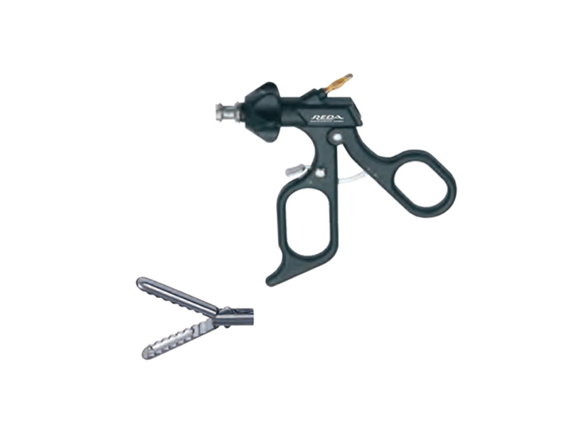 Pensa prehensiunea DAVIS-GREEK, cu rezervor, atraumatica, maner ergonomic cu clichet, cu HF, pivotant, demontabil, D5mm L330mm 