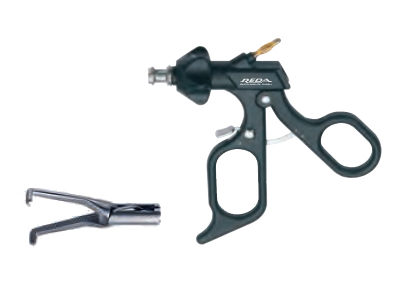 Pensa MIXTER, varf la 90grd, maner ergonomic cu clichet, cu HF, pivotant, demontabil, D5mm, L330mm 