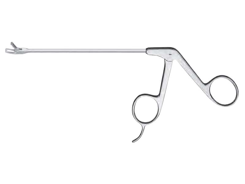 Perforator artroscopie, drept, varf 15grd in sus, maner cu suport degete, varf 6x3.5mm, D3.4mm, L130mm 