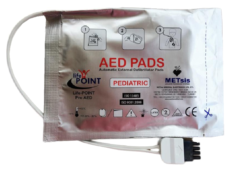 Padele pentru AED PRO, pediatrie, unica utilizare 