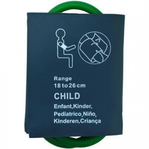 Manseta NIBP pediatrica, reutilizabila, 18-26cm 
