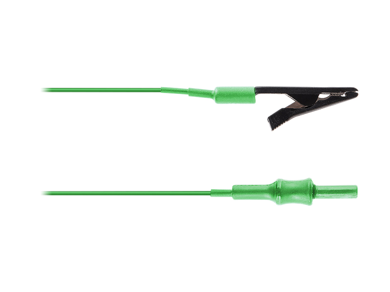 Adaptor tip cleste pentru electrozi de unica utilizare verde, L100cm