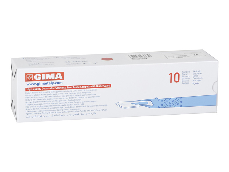 Maner bisturiu STD cu lama, set 10buc,  nr 15