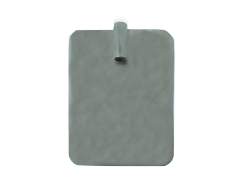 Electrod electroterapie din inox 60x80mm, conector tip banana 4mm 