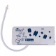 Manseta NIBP neonatal, unica utilizare, 7-12.8cm 