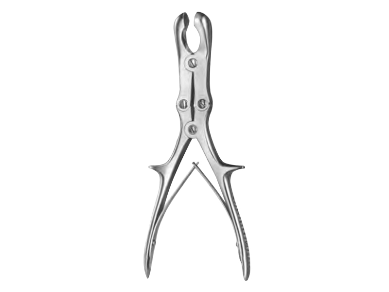 Rongeur pentru os SEMB, curb, varf 7mm, L22.5cm 