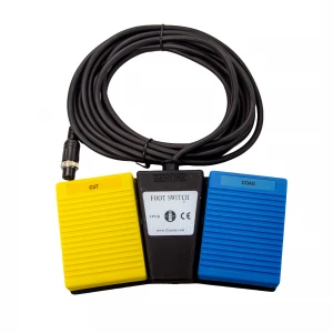 Pedala dubla pentru electrocautere ZEUS, control monopolar, cablu cu mufa, 4 pini, L4m 