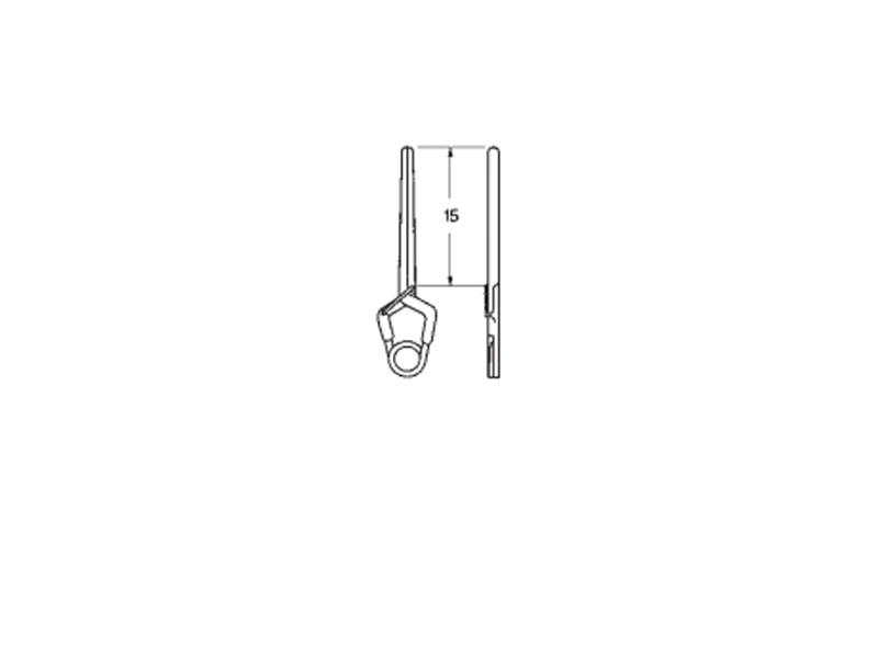 Clema vasculara anevrism YASARGIL, 9,2mm, 70 gr. 