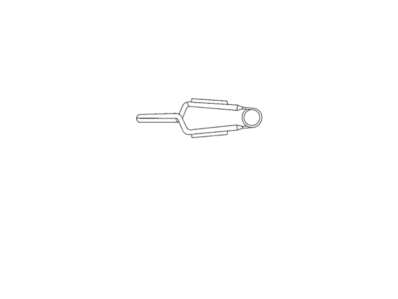 Clema vasculara MUELLER, unghiulara in lateral, forta de inchidere 50gr. 