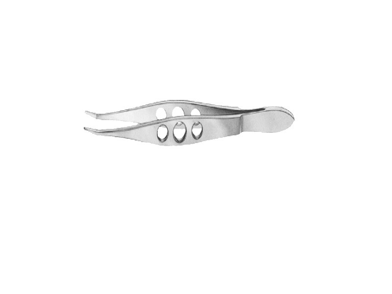 Forceps Barraquer Cilia, varf usor curbat 