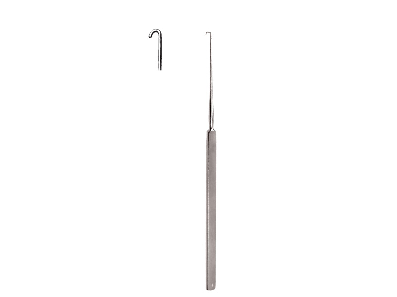 Retractor tip furca, bont 1 dinte, L16cm