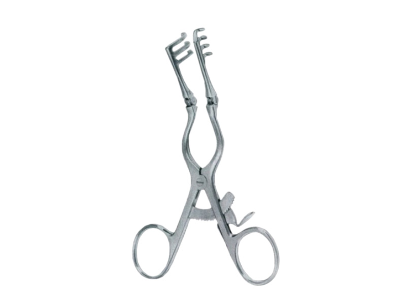 Retractor ADSON cu brate mobile, ascutit  150mm, L16cm